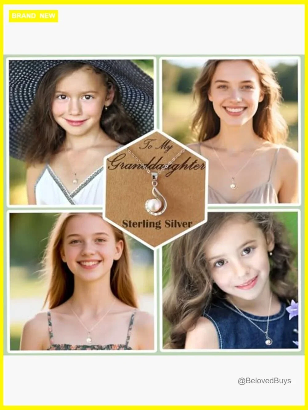 Sterling Silver Freshwater Pearl Necklace, Adjustable Chain, Teen Girl Gift